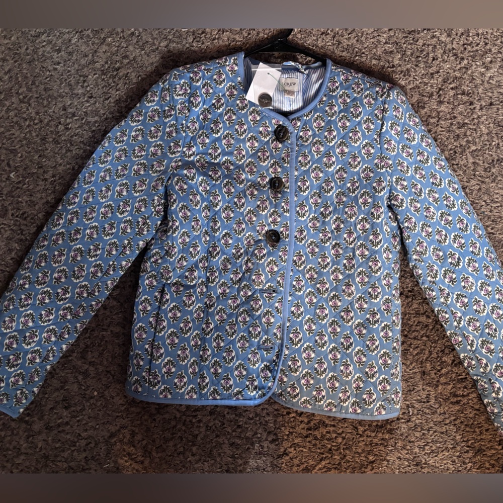 J. Crew Blue Floral Women's Blazer